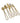 FLATWARE GOLD W/ LOOP HANDLES S/4 VF713G