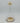 GLASS DECANTER W/ GOLD BASE & ROUND LID VJG4292