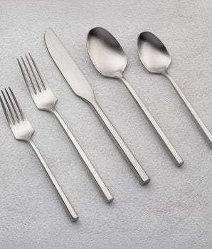 SUTHERLAND BRUSHED SILVER S/S FLATWARE S/4 VF-70-SS-SET