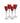 VIVID LIQUOR GLASS RUBY 3OZ S/4 DY-207-RUB-S4