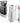 ACRYLIC SALT AND PEPPER SHAKERS BK/WH 2PC MK-ASPS-BKW