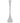 Silver Geometric Candle Stick 9"H CH2172S
