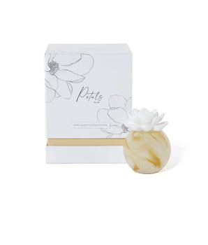 PETALS PORCELAIN DIFFUSER-BERGAMOT & PINK PEPPER CH-8529