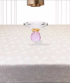 EYELET PETAL TABLECLOTH 70X160