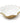 HAMMERED WHITE / GOLD SALAD BOWL SCALLOPED EDGE VB4674