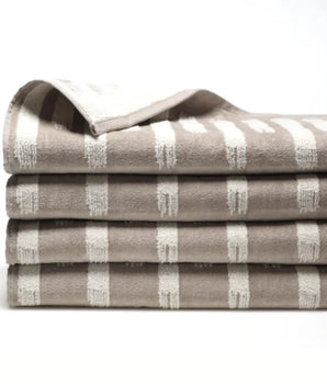 Strokes Beige / White Hand Towel