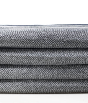 Herringbone Grey Hand Towel