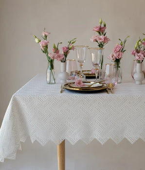 Chambray Lined Tablecloth