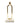 Gold Loop Taper Candle Holder on Marble Base 11.75"H TCH3496