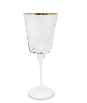 S/6 HAMMERED WATER GLASS SQUARE VWR3632