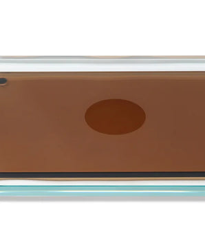 GLASS SERVING TRAY W/ HANDLES VT4227