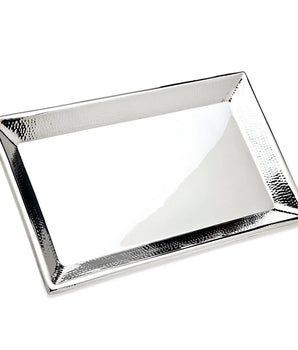 Hammered Rect Tray 91722