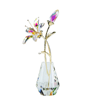 CLEAR LILY CRYSTAL FLORAL DMCF-LIL-CL