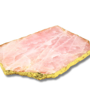 ROSE QUARTZ BOARD GOLD EDGE 50866
