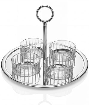 SPHERE 4 GLASS BOWL CADDY 51574