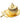 Gold Apple Shaped Dish W/Tray HD2008