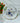 BLUE CIRCLE CRYSTAL FLORAL DMCF-RND-BL