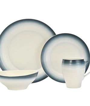 SWIRL OMBRE BLUE DINNERWARE S/4 5130933