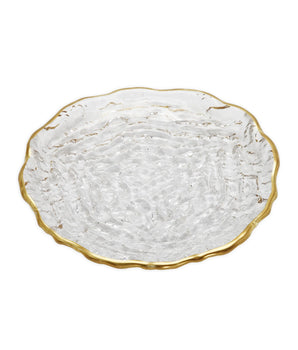 Crushed Glass Salad Plates Set Of 4 CP2523