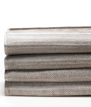 Herringbone Beige Hand Towel