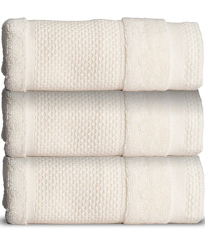 Waffle Ivory Fingertip Towel