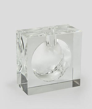 Crystal Vase Square Bubble Large PH432VAS