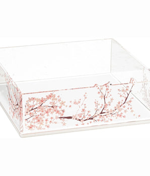 NAPKIN HOLDER SQ CHERRY BLOSSOM NH-SQ-CB