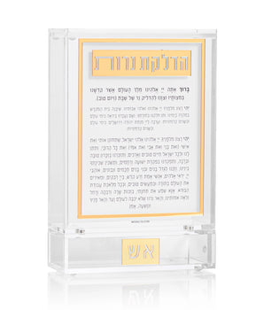 Hadlokas Neiros Match / Tzedakah Box Gold HN-MJ-TZB-GO