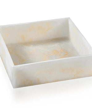 Resin Square Salad Bowl BO-SQ-RS-GO