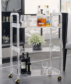 Tall Bar Cart FU-BC-C/GO-2