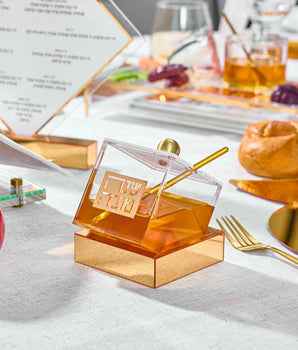 TILTED HONEY DISH GOLD RH-HD-TLT-GO