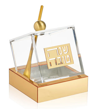 TILTED HONEY DISH GOLD RH-HD-TLT-GO