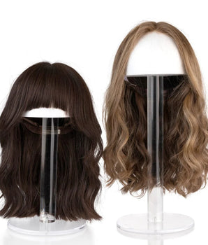 Luxe Lucite Wig Head 15" WH-R-15