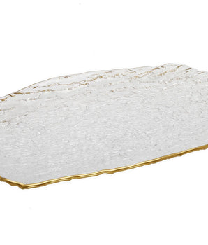 Crushed Glass Oblong Tray CD2528