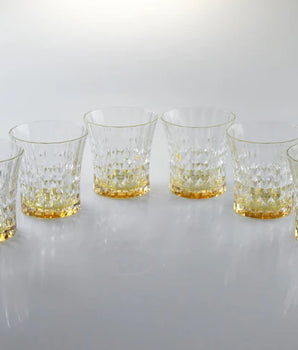 DIAMOND DOF GLASSES WITH AMBER VHB4682