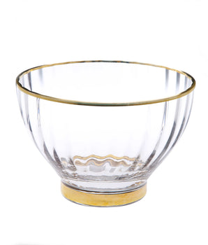 Gold Rim Dessert bowls 1 PC DB1045