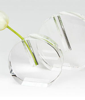 Crystal Round Large Bud Vase PH472VAS